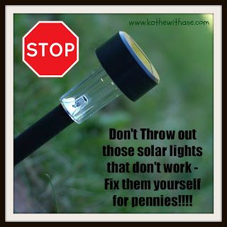 Solar Lights - DIY Quick Fix Cheap Solar Lights, Living Pool, Solar Lights Diy, Cheap Solar, Diy Lampe, Camping Ideas, New Energy, The Grass, Landscape Lighting