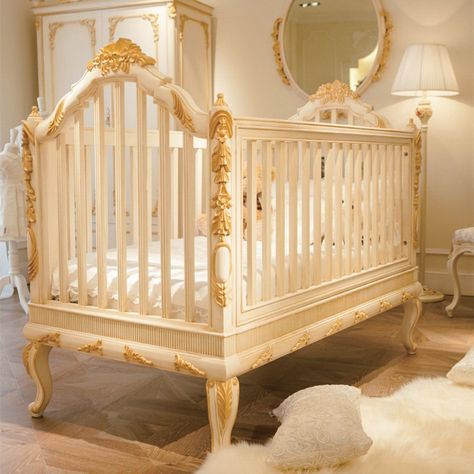 Metallic Bedding, Luxury Baby Crib, Wooden Baby Crib, Wooden Cribs, No Hospital, Nursery Pink, Girl Cribs, Baby Cradle, Baby Crib Bedding