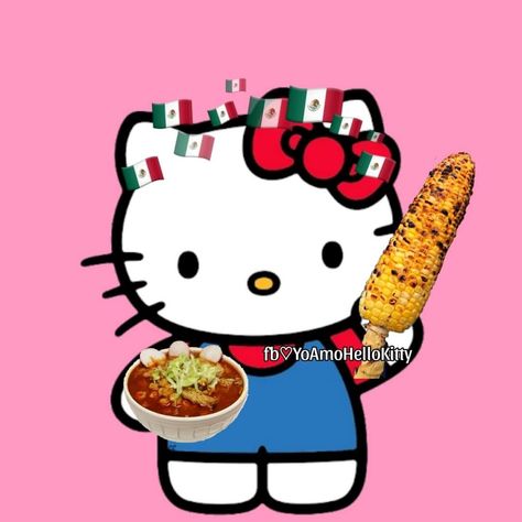 Mexico Hello Kitty, Hello Kitty Mexican, Mexican Hello Kitty, Mexican Pfp, Funny Mexican Pictures, Hello Kitty Boy, Hello Kitty Funny, Mexican Stuff, Cute Anniversary Gifts