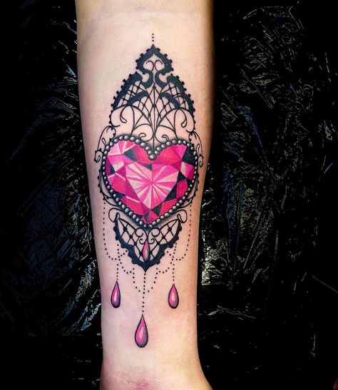 #Tattoos,Diamond Tattoo Jewel Chest Tattoo, Diamond Tattoo Ideas, Diamond Tattoo Meaning, Gemstone Tattoo, Traditional Diamond Tattoo, Jewels Tattoo, Black Diamond Tattoos, Small Diamond Tattoo, Mandala Tattoos For Women