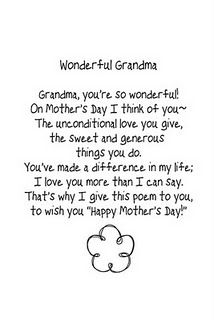 Mother's Day Poem (for Grandma) Don't forget the kiddos who have a Grandma at home instead of Mommy. Mother's Day Template, Grandma Poem, Day Template, Mothers Day Poems, Mother Poems, Mother Day Message, Valentines Day Messages, Diy Mothers Day Gifts, Mother's Day Diy