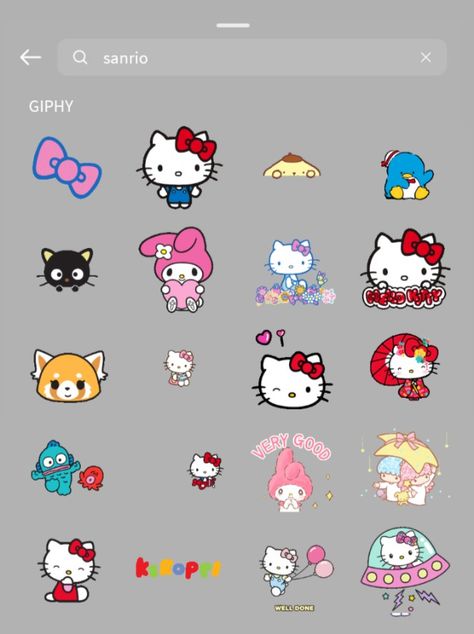 Instagram Search Stickers, Instagram Stickers Stories, Hello Kitty Invitation Card, Stickers Instagram, Instagram Story App, Post Sticker, Instagram Code, Instagram Animation, Instagram Stickers