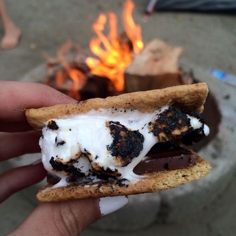 S’mores Pictures, S’mores Campfire Aesthetic, S’mores Aesthetic, Summer Energy, Camping Aesthetic, Rose Hill, Campfire Cooking, S'mores, Summer Bucket List