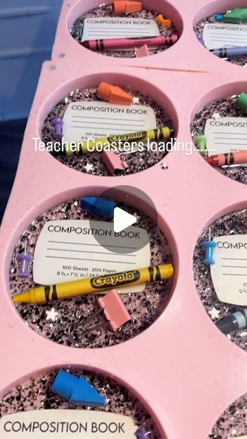 Sonya on Instagram: "Shop update: if you ordered this weekend coasters are being made now. If you ordered Monday I will start them tomorrow.  Thank you so much for the support y’all rock #teacherappreciationweek #teachercoasters #teachergifts #teacherlife #teachergram" Teacher Coasters Resin Diy, Tea Coasters Diy Ideas, Teacher Tumbler Ideas, Teacher Coaster, Appreciation Gifts Diy, Teacher Appreciation Gifts Diy, Gift Crafts, Teachers Diy, Cup Designs