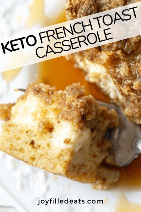 Keto French Toast Casserole, Keto French Toast, Thm Breakfast, Breakfast Keto, Breakfast Low Carb, Postre Keto, Baking Powder Uses, Keto Casserole, Keto Recipes Breakfast