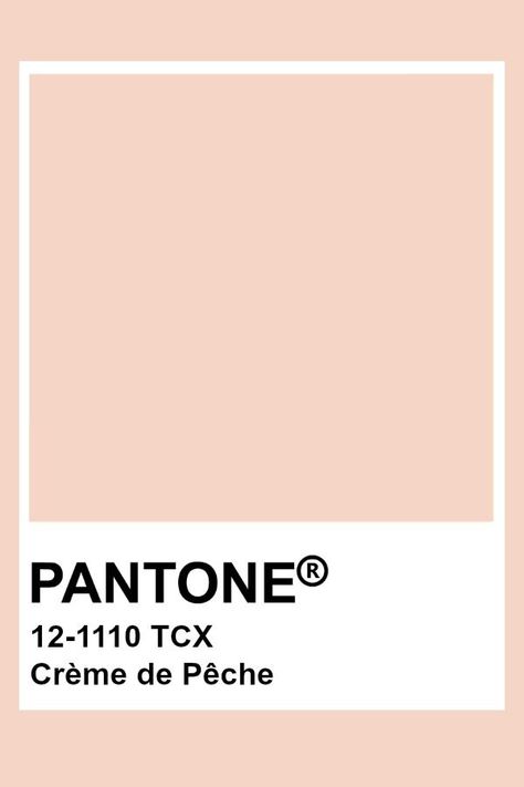 Pantone  Crème de Pêche Pantone Tcx, Pantone Swatches, Pantone Palette, Pantone Colour Palettes, Deco Studio, Pantone Colors, Peaches Cream, Color Inspo, Colour Board