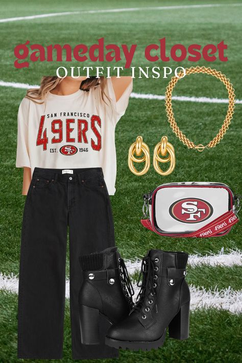 Support the 49ers back to the super bowl!!!

Check the link for items

commission earned on purchases 49ers Game Day Outfit, Black Jeans Black Boots, 49ers Game Day, Outfit Black Jeans, 49ers Game, Black Jeans Outfit, Game Day Outfit, Gameday Outfit, Day Outfit