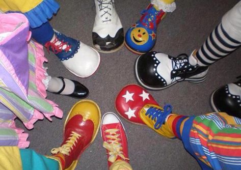 Bobbies Shoes, Clown Core, Pierrot Clown, Clowning Around, Kid Core, Mia 3, + Core + Aesthetic, Doc Marten Oxford, The Floor