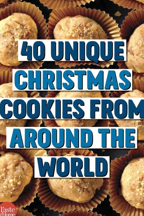 40 Unique Christmas Cookies from Around the World #xmasideas #xmasdesign #xmasdecor Cookies From Around The World, Unique Christmas Cookies, Christmas Cookie Recipes Holiday, Kids Hairstyle, Recipes From Around The World, Unique Cookies, Best Christmas Cookies, Holiday Cookie Recipes, Crinkle Cookies