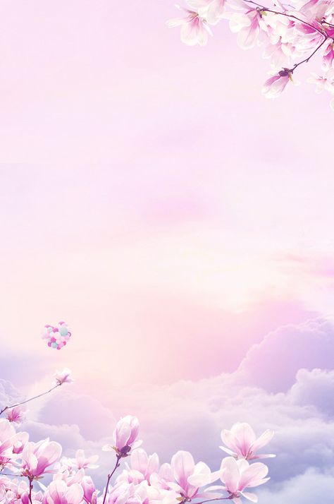 Sky Weather Clouds Cloudscape background Background Design Flower, Cloud Frame, Beautiful Background Designs, Flowery Background, Image Girly, Pink Backgrounds, Flower Background Design, Background Flowers, Sky Weather