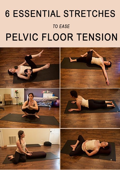 Pelvic Floor Tension, Essential Stretches, Pelvic Floor Muscle Exercise, Pelvic Floor Therapy, Learn To Let Go, Post Pregnancy Workout, Pelvic Floor Dysfunction, Yoga Stretching, Frosé