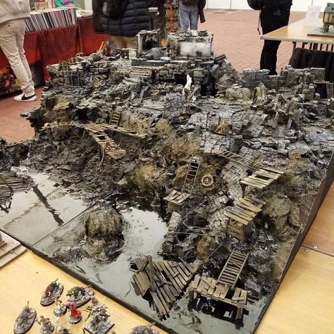 40k Tabletop Terrain, Warhammer Board 40k Terrain, Warhammer 40k Table, Warhammer 40k Terrain Game Tables, Warhammer 40k Map, Warhammer 40k Diorama, Dnd Diorama, 40k Table, Warhammer Board