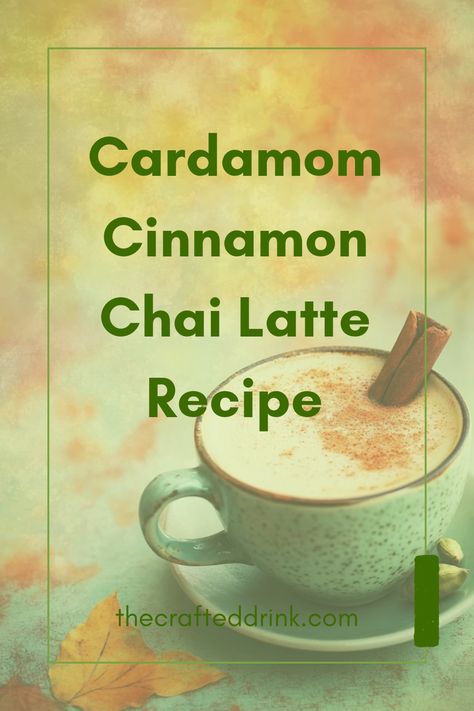 Explore this warm and comforting Cardamom Cinnamon Chai Latte, featuring a rich black tea base topped with aromatic spices. Perfect for cozy days with its inviting flavors! Spice Chai Tea Recipe, Hot Chai Tea Latte Recipe, Chai Tea Recipe Homemade, Chai Latte Mix Recipe, Best Chai Tea Recipe, Cardamom Tea Cake, Diy Chai Tea, Chia Tea Recipe, Chai Tea Benefits