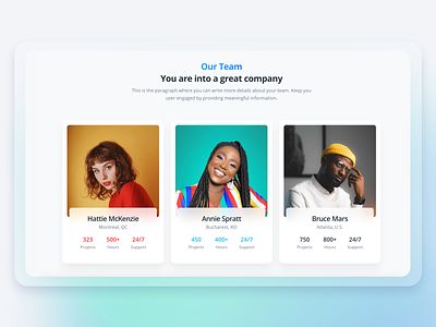 Team Page Web Design, Team Page, Beautiful Websites, Web Project, Design System, Web Design Inspiration, User Interface, Ui Design, A Team