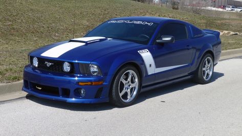 2009 Ford Mustang Roush 427R | F292 | Houston 2013 2009 Mustang, Ford Mustang Roush, Window Louvers, Roush Mustang, Mustang 2005, Ford Mustang Shelby Cobra, Blue Mustang, 1973 Mustang, 2009 Ford Mustang