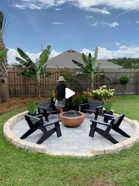 Donnie Galli on Instagram: "Is it CHEAPER to DIY a PAVER fire pit AREA or to HIRE a contractor? (Full video) #diy #homedecor #project #backyard #backyardproject #firepit #home" Above Ground Fire Pit Ideas Backyard, Diy Fire Pit Ideas Backyard, Fire Pit Ideas Backyard Diy, Firepits Backyard Diy, Firepits Backyard Ideas, Fire Pit Patio Ideas, Firepits Backyard, Backyard Fire Pit Ideas, Paver Fire Pit