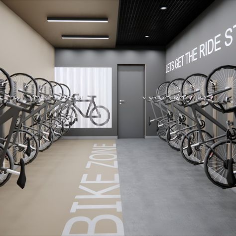 At TDG, we're committed to delivering value to residential developments. Our latest multi-family project showcases our dedication by incorporating branding and design elements throughout—even in the often-underestimated bike room.

Stay tuned for ongoing project updates as we continue to reimagine the living standards of the residents.

#multifamily #residentialdesign #branding #design #residents #impact #realestate #interiordesign #usa
Activate to view larger image, Bike Room Design, Bike Parking Design, Bike Storage Design, Bike Storage Room, Bike Room, Bicycle Storage, Bicycle Shop, Bike Store, Bicycle Parking