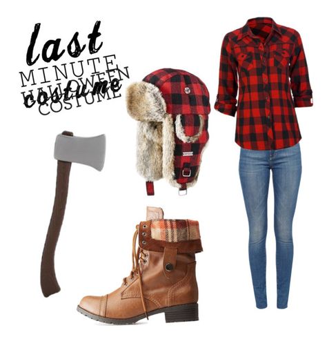 Lumber Jack Costumes, Lumberjack Costume Female, Hillbilly Costume, Lumberjack Halloween, Halloween Bakes, Lumberjack Outfit, Lumberjack Costume, Last Minute Costume, Lumber Jack