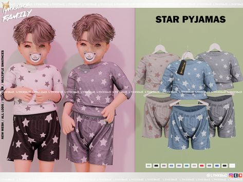 Star Pyjamas ~ Toddler | Patreon Sims 4 Toddler Clothes, Sims Baby, Sims 4 Traits, Sims 4 Family, Sims 4 Children, Sims 4 Cc Skin, Sims 4 Toddler, Sims 4 Mods Clothes, Sims 4 Game