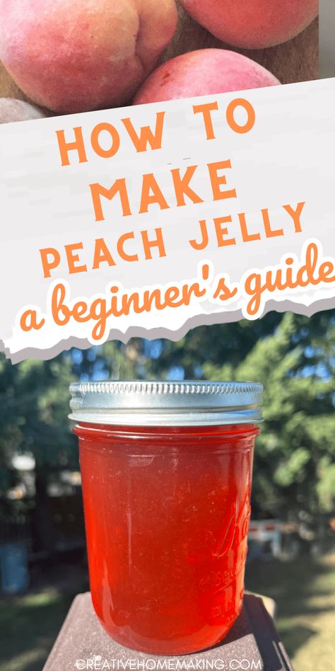 Looking for a fun summer project? Make your own peach jelly from scratch! This recipe is simple and straightforward, and the end result is a delicious homemade spread that's sure to impress your friends and family. Peach Jelly Recipe, Homemade Peach Jam, Peach Jam Recipe, Canning Peaches, Peach Jelly, Oxtail Recipes, Peach Preserves, Jam Recipes Homemade, Canning Jam