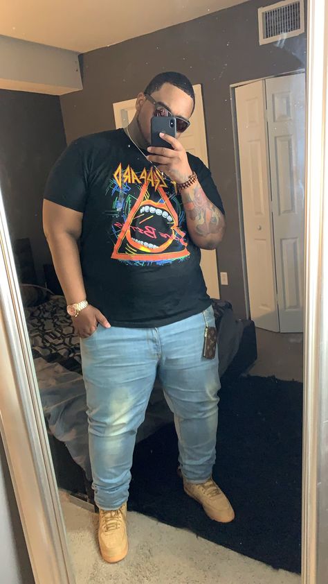 Big Boy Outfits Black Men, Big Men Fashion Plus Size Casual, Plus Size Black Men Fashion, Chubby Black Man, Big Boy Outfits Guys, Fat Boys Fashion Men, Big Boy Fashion Men, Big Men Outfits, Thick Black Men