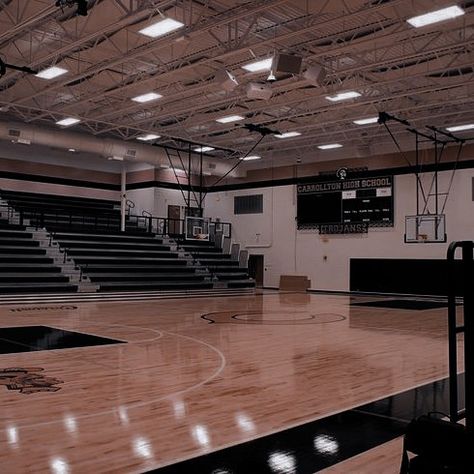 High School Gym Aesthetic, School Basketball Court Aesthetic, Basketball Practice Aesthetic, Small Town High School Aesthetic, Bedroom Wattpad, High School Basketball Aesthetic, School Gym Aesthetic, Evermore Academy, Holding Up The Universe