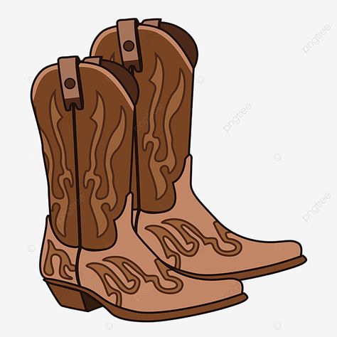 fashion brown cowboy boots clipart Cowboy Boots Png, Cowboy Clipart, Emojis Iphone, Boots Png, Hat Clipart, Background Fashion, Brown Cowboy Boots, Graphic Design Agency, Boots Cowboy