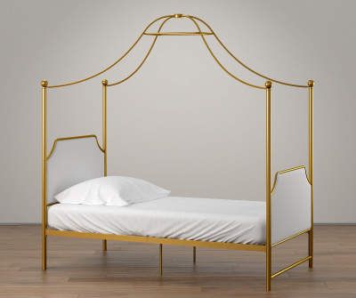 Kids' Furniture: Kids Bedroom Furniture and More | Big Lots Twin Canopy Bed, Modern Victorian Style, Cottage Bedrooms, Metal Canopy Bed, Royal Bedroom, Canopy Bed Frame, Low Loft Beds, Twin Platform Bed, Twin Mattress Size