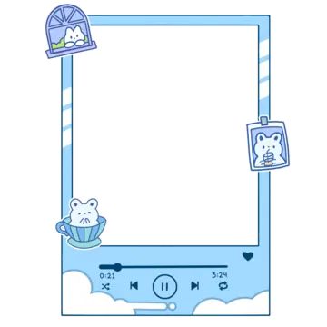 Blue Polaroid Frame, Aesthetic Polaroid Frame, Blue Spotify, Polaroid Frame Png, Journal Goals, Collage Photo Frame Design, Polaroid Picture Frame, Polaroid Picture, Blue Png