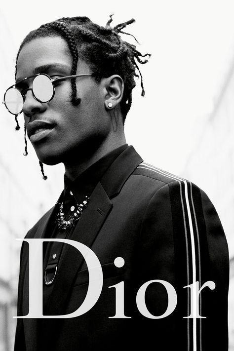 #travisscott #dior Asap Rocky Dior, Rocky Poster, Foto Muro Collage, Minimalism Fashion, Guys Fashion, Black And White Photo Wall, Bedroom Wall Collage, Black And White Picture Wall, 40 Fashion