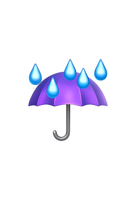 The emoji ☔ depicts an umbrella with raindrops falling on it. The umbrella is colored black and has a curved handle. The raindrops are depicted as blue droplets falling from the top of the umbrella. The overall appearance of the emoji is that of a rainy day with someone holding an umbrella to stay dry. Rain Emoji, Umbrella With Raindrops, Umbrella Emoji, Planet Emoji, Umbrella With Rain, Monster House Movie, Silly Emojis, Umbrella Png, Dialogue Images