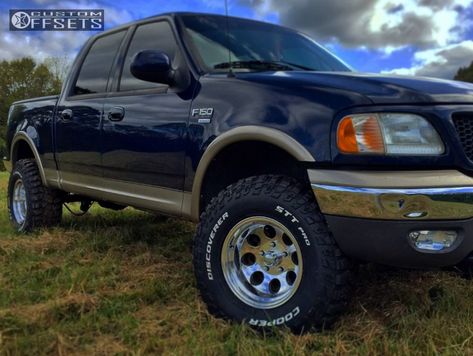 1 2002 F 150 Ford Level 2 Drop Rear Alloy Ion Style 171 Polished Aggressive 1 Outside Fender Ford F150 Lifted, F150 Lifted, Ford Trucks F150, Ford F150 Pickup, F150 Truck, Ford 4x4, Tyre Fitting, Bugatti Cars, Tyre Shop