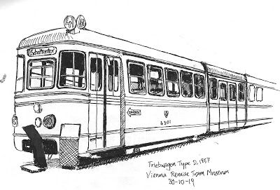 Tram Drawing, Museum Exhibit, Work Inspiration, Museum Exhibition, Daily Journal, Journal Doodles, Tattoo Drawings, Art Tutorials, Vienna