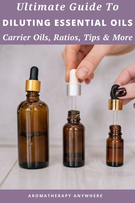 In this ultimate guide to diluting essential oils you'll find expert tips, carrier oil recommendations, and dilution ratios for mixing essential oils and carrier oils. Leaarning how to dilute essential oils with carrier oils is key to getting the nmaximum benefits for your skin without any adverse side effects. Mixing Essential Oils, Dilute Essential Oils, Diluting Essential Oils, In The Bathtub, Carrier Oil, Work Art, Health Life, Makeup Fashion, Carrier Oils