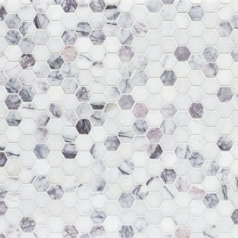 LILAC | Artistic Tile Lavender Tile Bathroom, Lavender Tile, Lilac Bathroom, Lavender Bathroom, Lilac Marble, Purple Tile, Lilac Stone, Purple Bathrooms, Luxury Tile