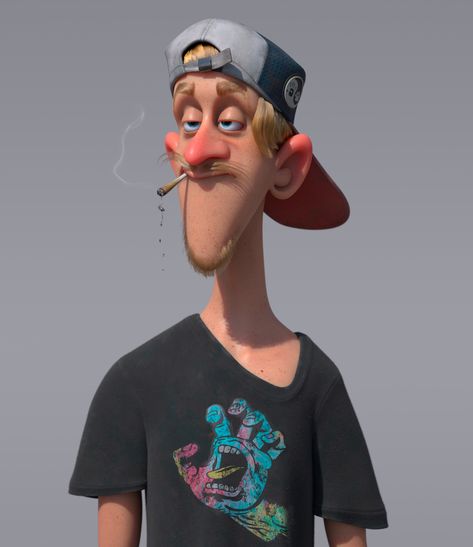 ArtStation - Stoner, Maruf Nasir Swag Cartoon, Boy Character, Cartoon Man, Design Animation, Whimsical Fashion, Character Design Animation, Character Design Male, Character Ideas, Cartoon Character Design