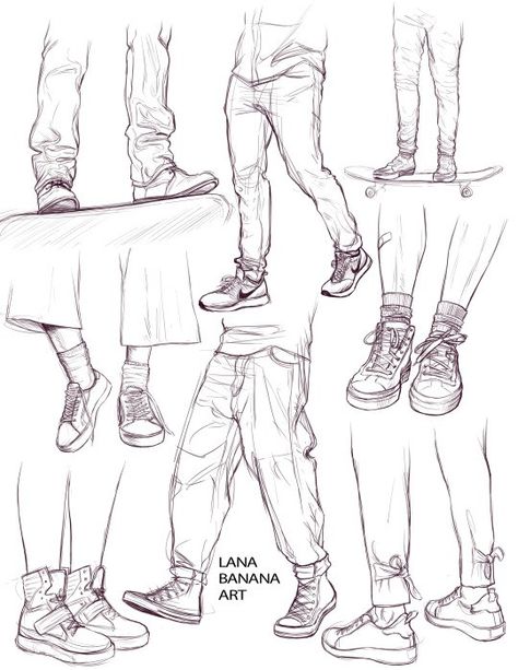 Male Jeans Drawing, Baggy Shorts Drawing, Male Pants Drawing Reference, Male Legs Reference Drawing, Shorts Drawing Reference Male, Male Pants Drawing, Clothing Anatomy, Clothing Folds, Leg Reference