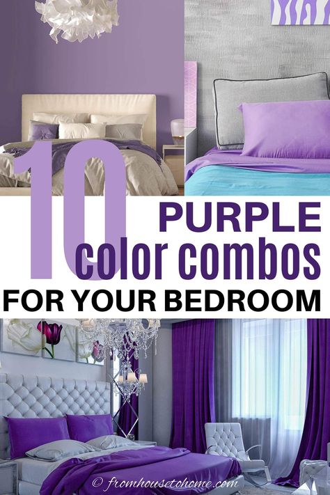 Purple And Teal Room Ideas, Teenage Purple Bedroom, Lilac And Silver Bedroom Ideas, Purple Grey Bedroom Walls, Luxury Bedroom Master Purple, Light Purple Wall Color Bedrooms, Lilac And Turquoise Bedroom, Lavender And Turquoise Bedroom, Lavender Bedding Bedroom