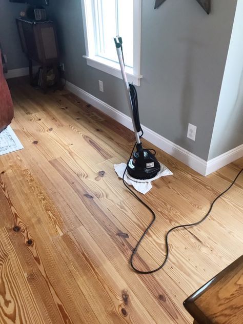 Tung oil on wood floors | a review 2 years later - NewlyWoodwards Natural Finish Wood Floors, House Wood Floors, Redoing Floors, Flooring Hacks, Sanding Floors, Hardwood Bathroom, Wood Floor Restoration, Natural Wood Floors, Diy Hardwood Floors