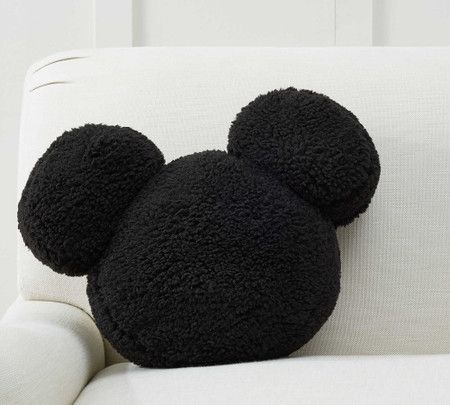 Disney Mickey Mouse Shaped Sherpa Pillow | Pottery Barn Canada Mickey Mouse Room Decor, Disney Dorm, Sherpa Pillow, Mickey Mouse Room, Mickey Mouse Bedroom, Shared Nursery, Disney House, Disney Room, Disney Room Decor