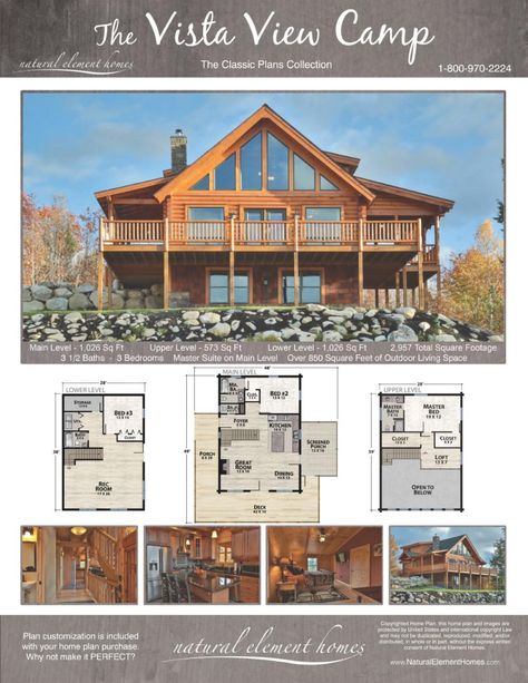 Small Lake House Plans, Small Lake Houses, Log Cabin Floor Plans, Log Home Floor Plans, Log Home Plans, Modern Lake House, Cabin Floor Plans, Cabin House Plans, Lake House Plans