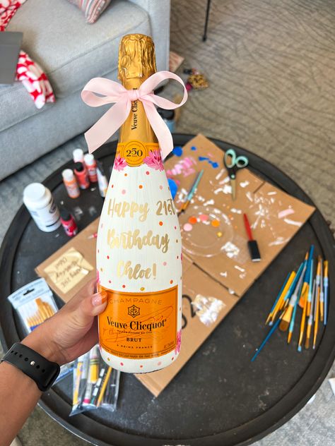 Painted 21st Bottle, Painted Wine Bottle 21st Birthday, 21st Bday Champagne Bottle, 21 Birthday Bottle Decoration, Painted Vodka Bottle Birthday, 40th Birthday Painted Champagne Bottle, 21st Birthday Painted Bottle, 21 Painted Champagne Bottle, Birthday Champagne Bottle Painted