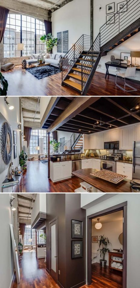 Loft Apartment Decorating, Apartment Loft, Loft Interior Design, Loft Stil, Interior Design Per La Casa, Interior Vintage, Loft Interiors, Loft House, Loft Living