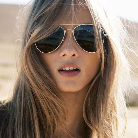 Beach Curls, Aviators Women, Sunglasses Women Aviators, Aviator Glasses, Pilot Sunglasses, Looks Black, Ray Ban Aviators, Retro Sunglasses, Unisex Sunglasses