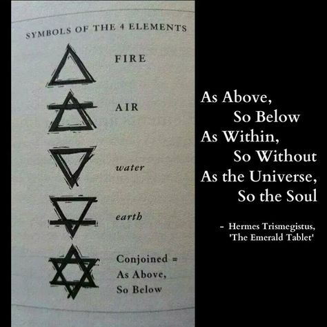 "As above, so below, as within, so without, as the universe, so the soul" - Hermes Trismegistus, The Emerald Tablet Triangle Meaning, As Above So Below, Witch Spirituality, Magic Spell Book, Magick Book, Witchcraft Spell Books, Energy Healing Spirituality, Witch Spell Book, Everything Is Connected