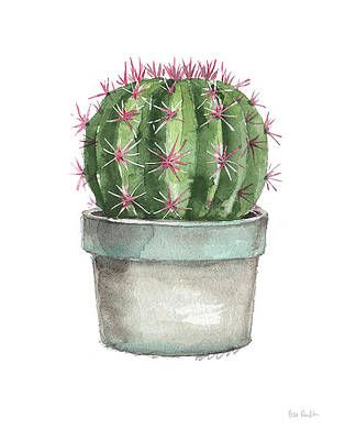 Red Fondant, Succulents Watercolor, Cactus Scene, Lisa Audit, Illustration Botanique, Wild Apple, Cactus Art, Cactus Succulents, Mixed Greens