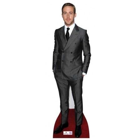 Ryan Gosling in DB Suit Cardboard Cutout Props Theatre, Character Cutouts, Face On A Stick, Theatre Props, Andrew Luck, Celebrity Party, Aesthetic Bedroom Ideas, Райан Гослинг, Party Masks