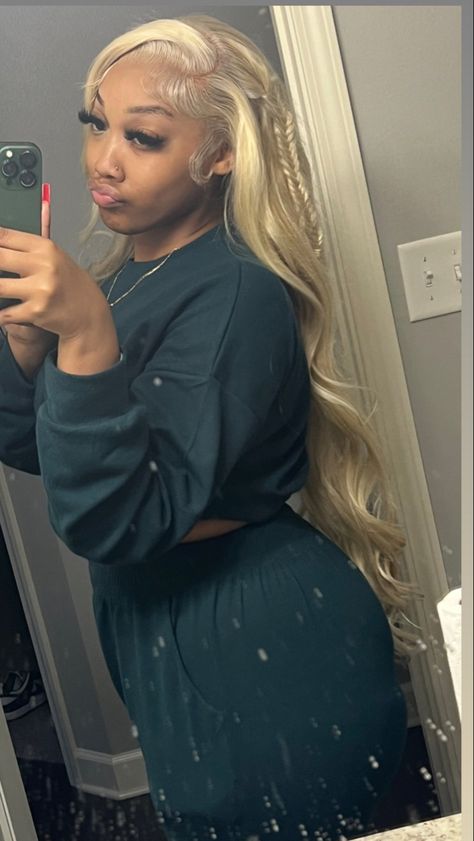 Blonde wig Dirty Blonde Wig Black Women, Toned Blonde Wig Black Women, Wig Hairstyles Blonde, 613 Deep Wave Wig, Ash Blonde Wig Black Women, Blonde Wig Hairstyles, Blonde Frontal Wig, 2 Braids Hairstyles, Blonde Lace Wig