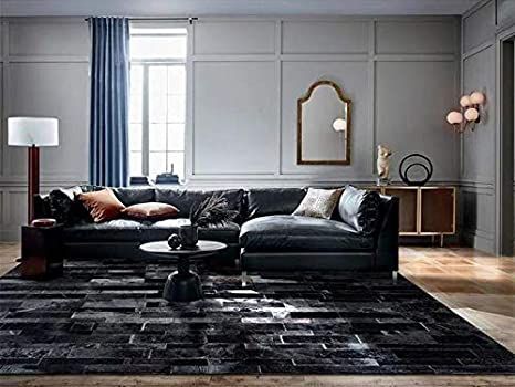 New Cowhide Rug Leather. Animal Skin Patchwork Area Carpet-Art Ron 1400 (8 x 10 ft) Table Blanket, Carpet Modern, Patchwork Cowhide Rug, Leather Rug, Leather Company, Patchwork Rug, Cow Skin, Cowhide Rug, Patchwork Rugs