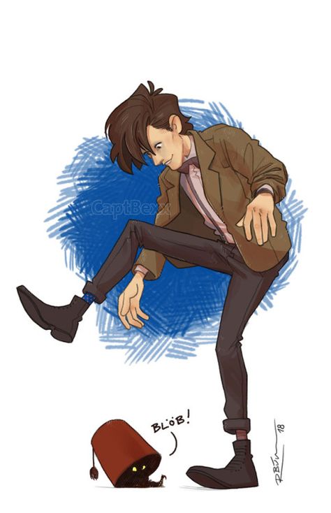 11th Doctor by captbexx Doctor Fanart, Doctor Who Tv, Doctor Who Fan Art, Aesthetic Memes, Doctor Who Art, 10th Doctor, 11th Doctor, Eleventh Doctor, Wibbly Wobbly Timey Wimey Stuff